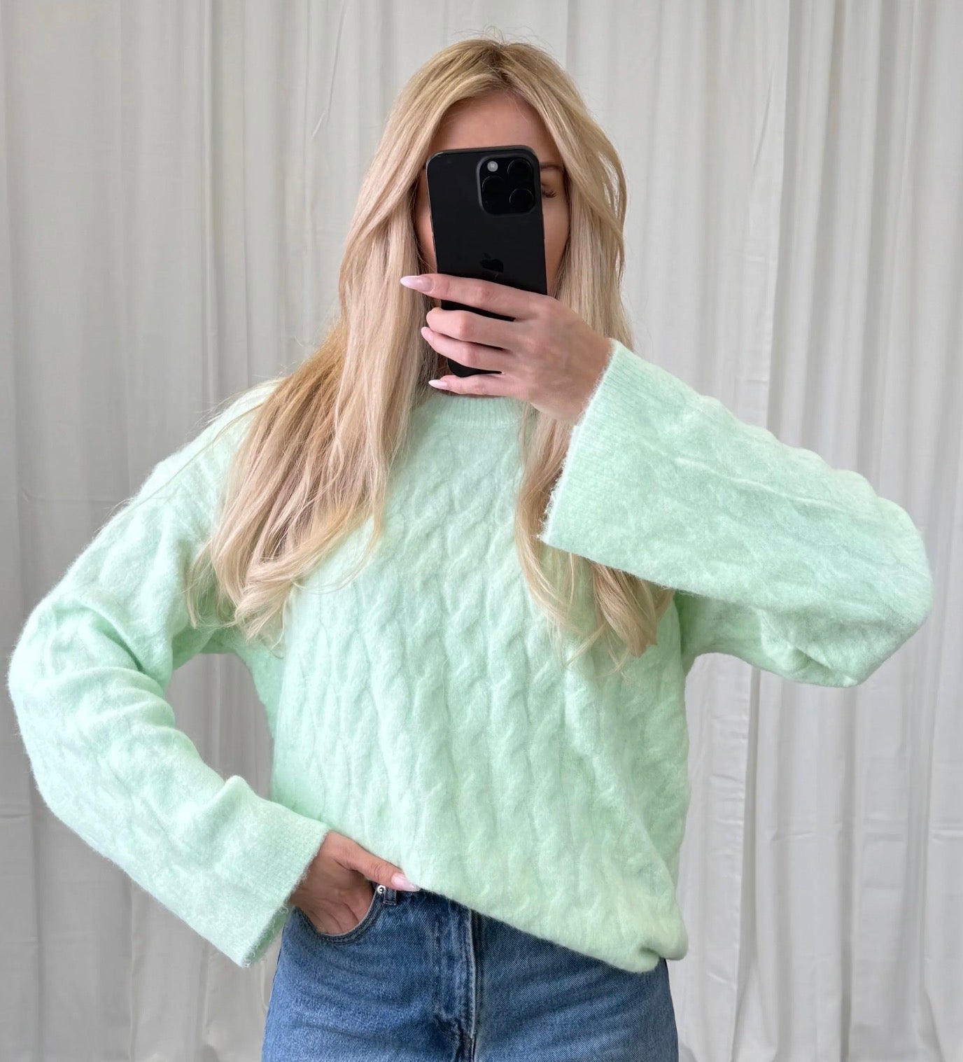 Pulli Pastell grün