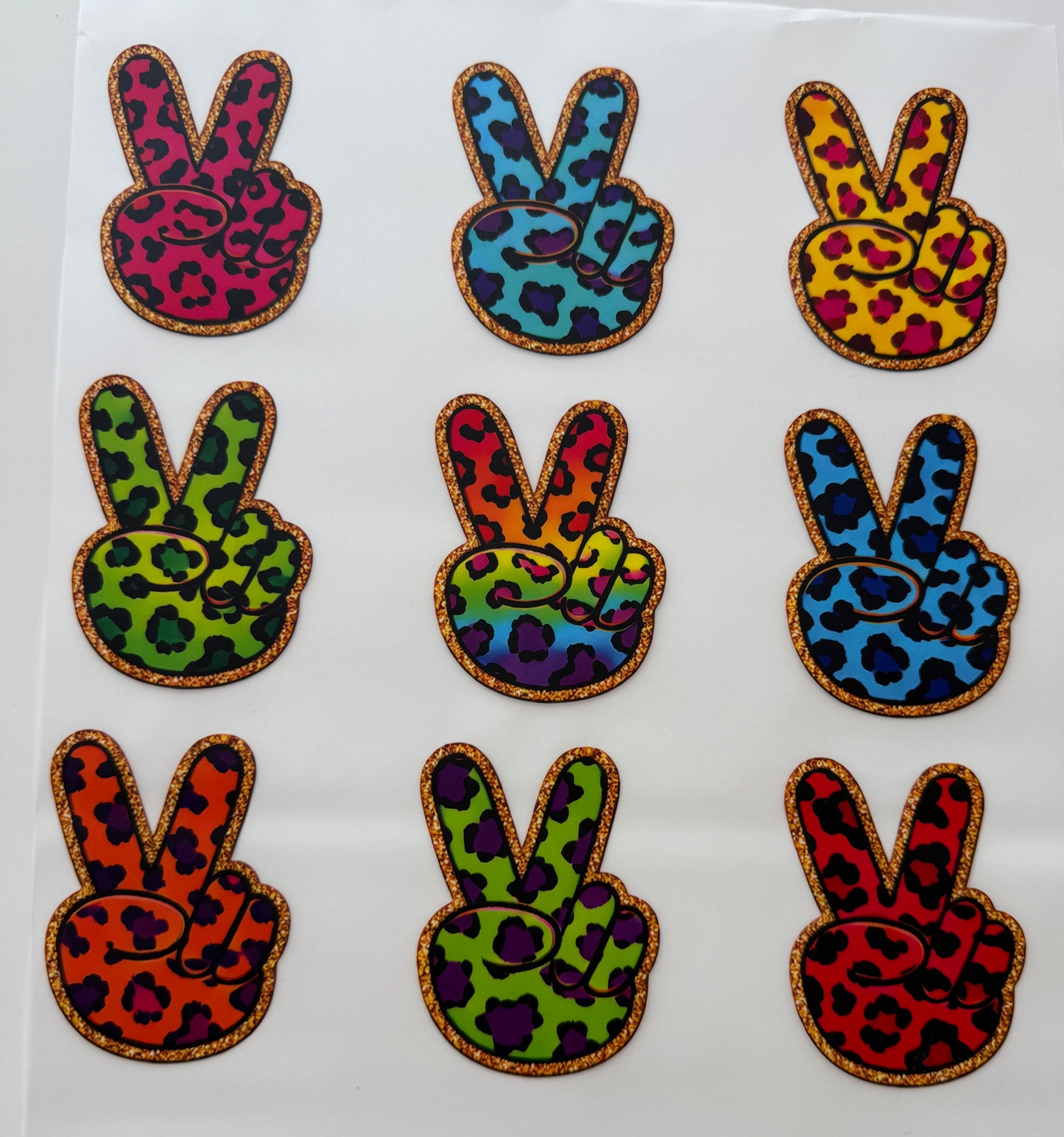 Textil-Sticker peace