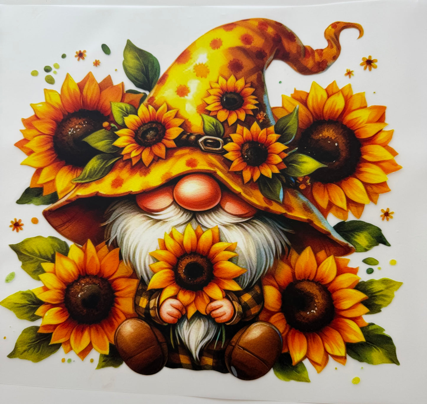 Textil-Sticker Sonnenblumen Zwerg