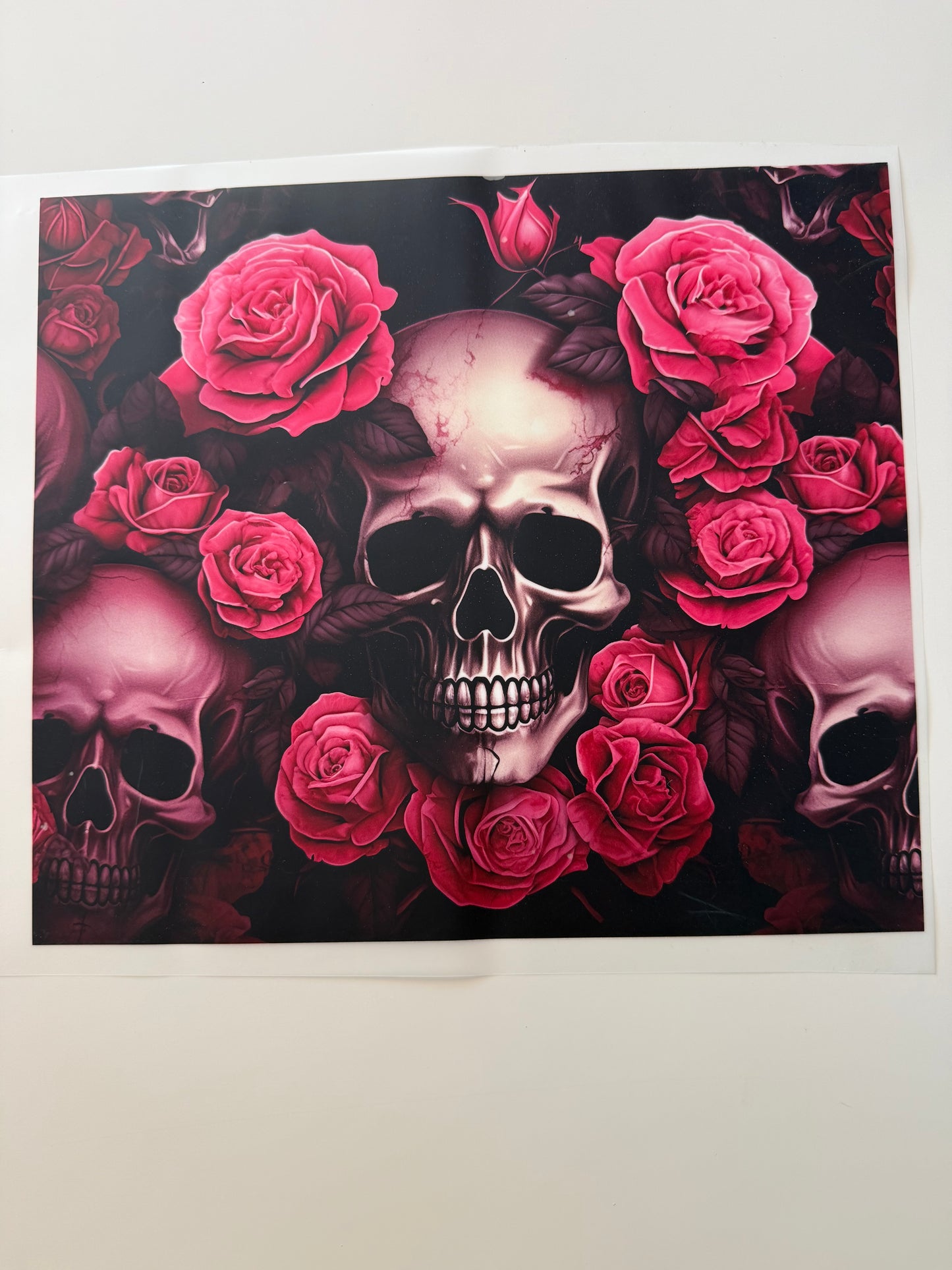 Rosen und skull