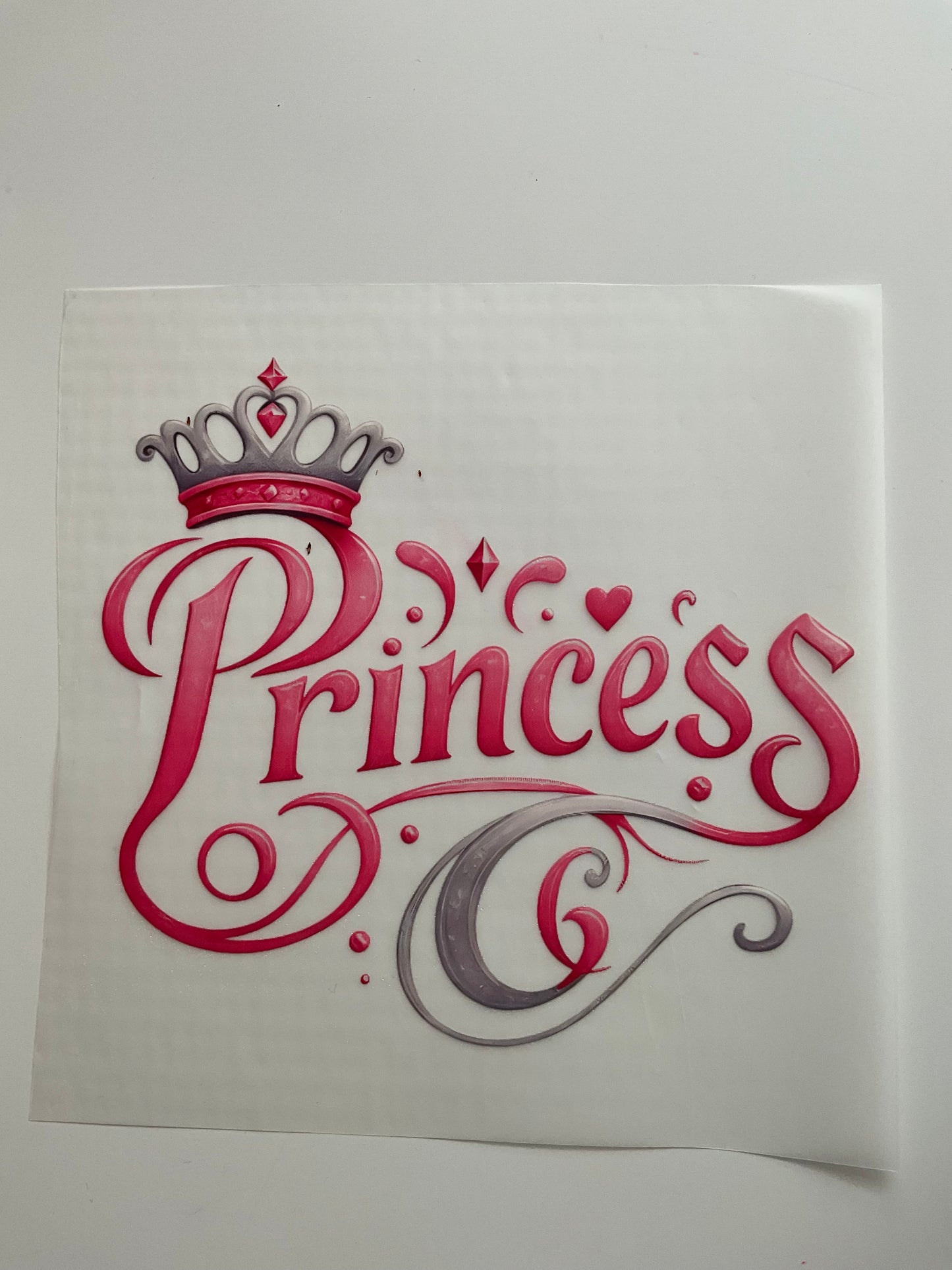 Textil Sticker S- pink princes