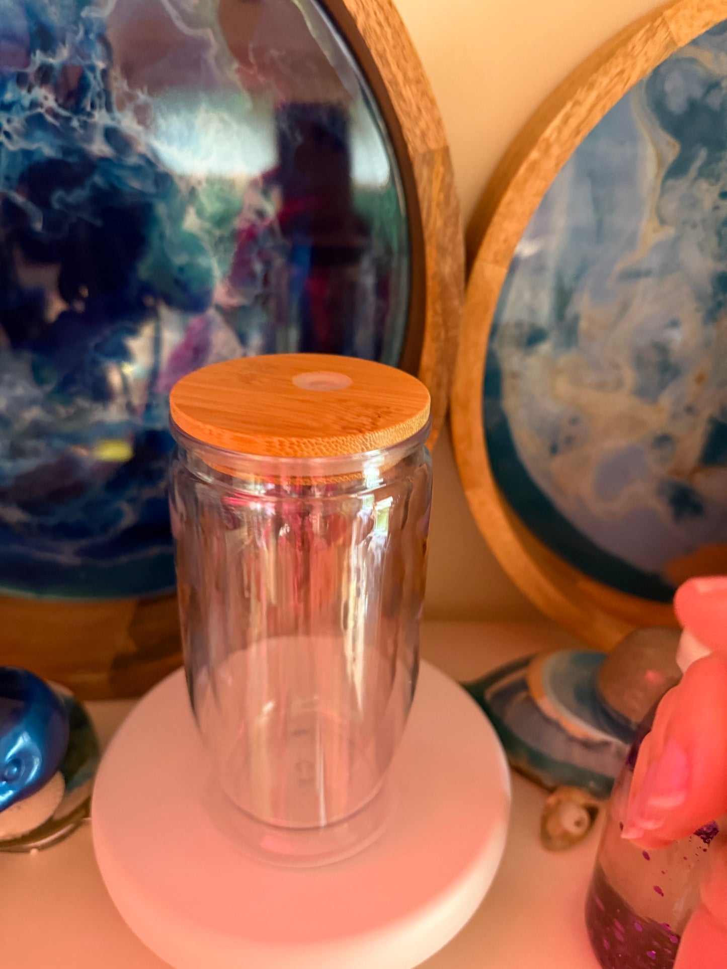✨ Dein einzigartiger Snow Globe Cup – handmade by Art by Nic