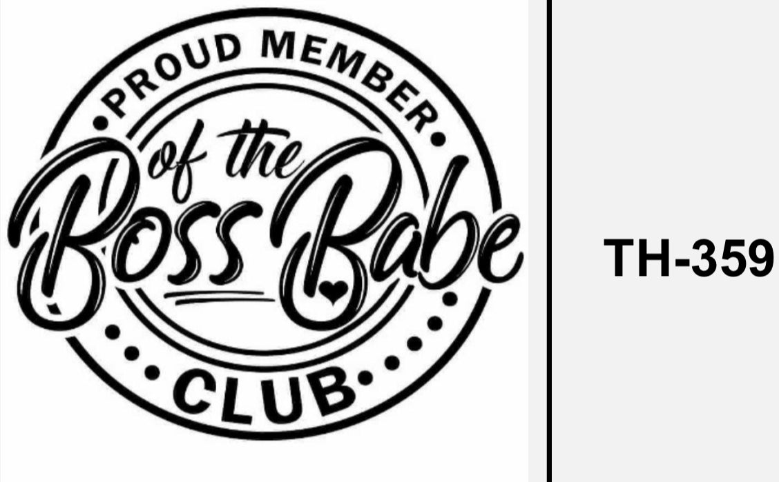 Single Sticker ca.10 mal 10 cm TH-359 Proud Boss Babe