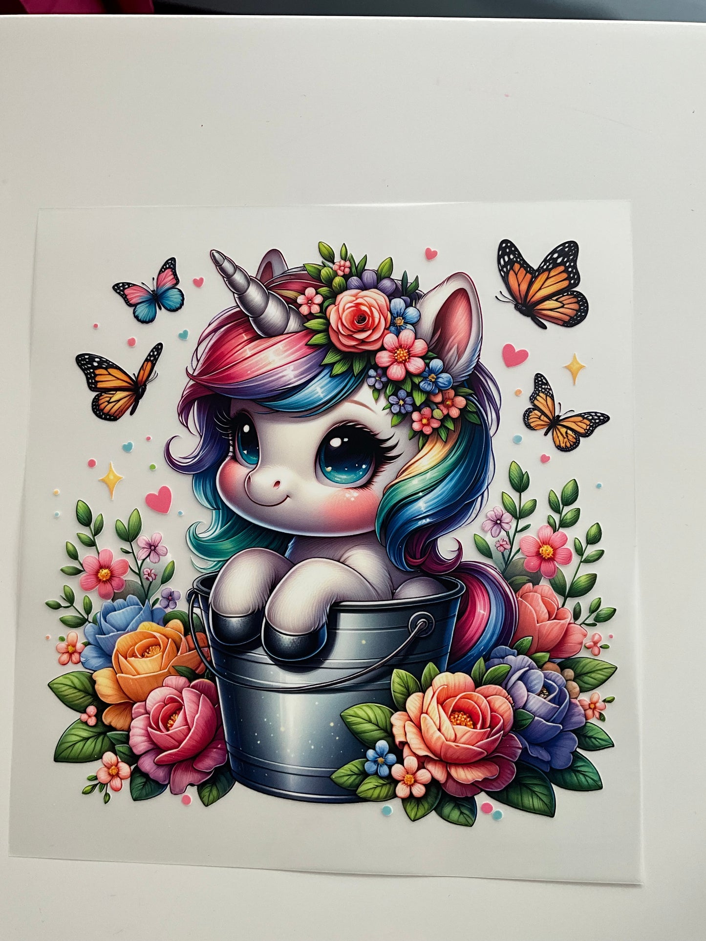 Textil Sticker S- Einhorn