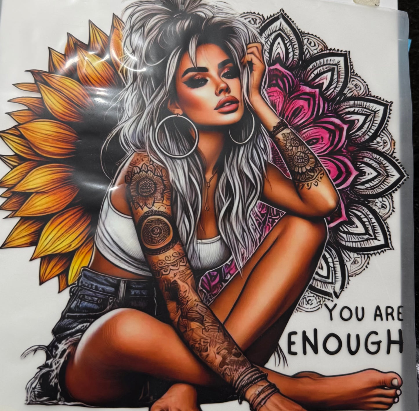 Textil-Sticker You are enough