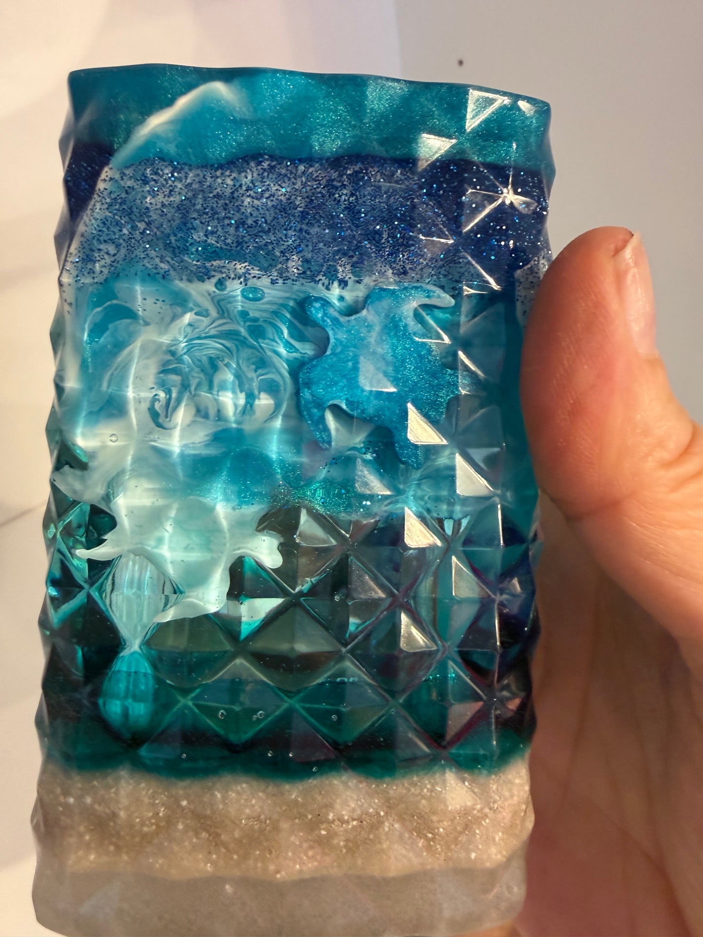 Wunderschöner Beach Vibes Resin-Stiftehalter