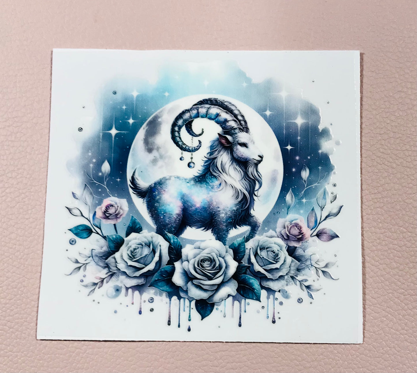 Steinbock  Blau