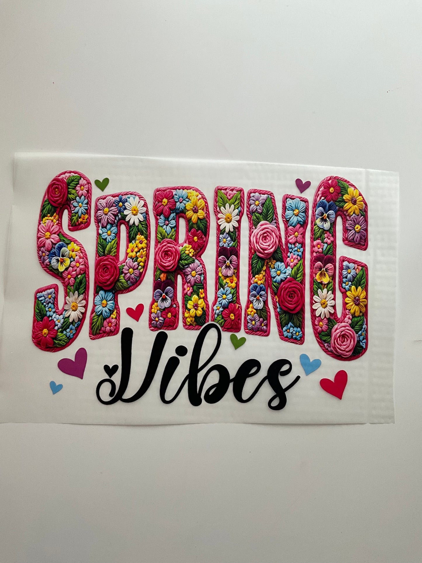 Textil Sticker- Springs Vibes