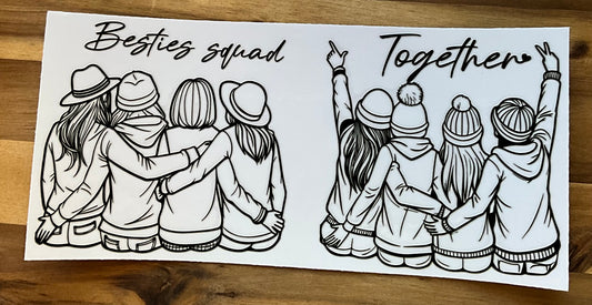 Besties squad together
