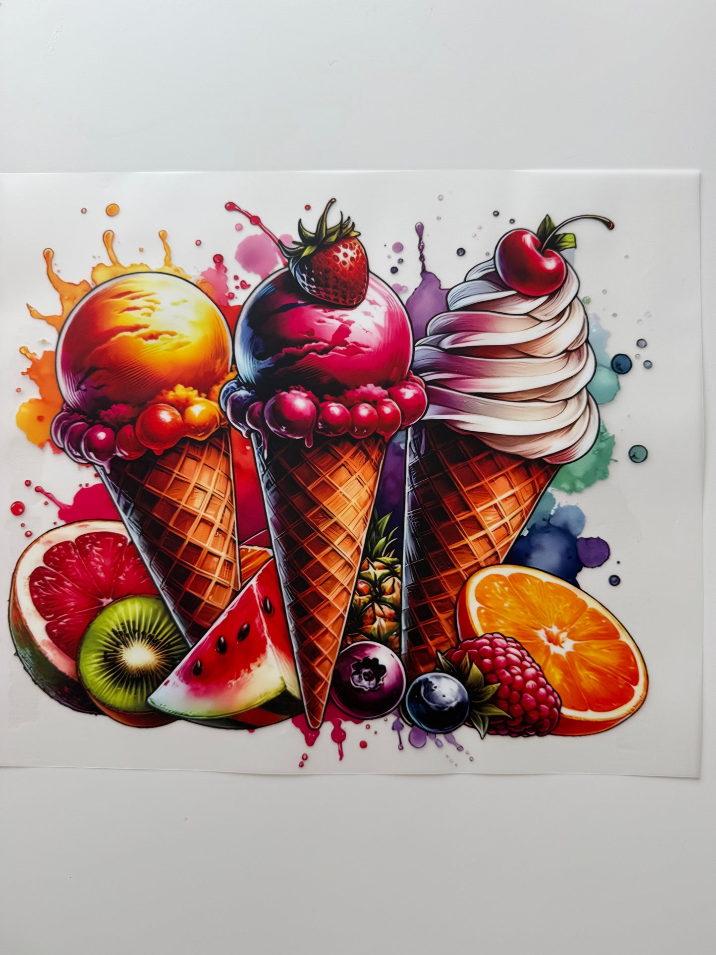 Textil-Sticker Soft Eis