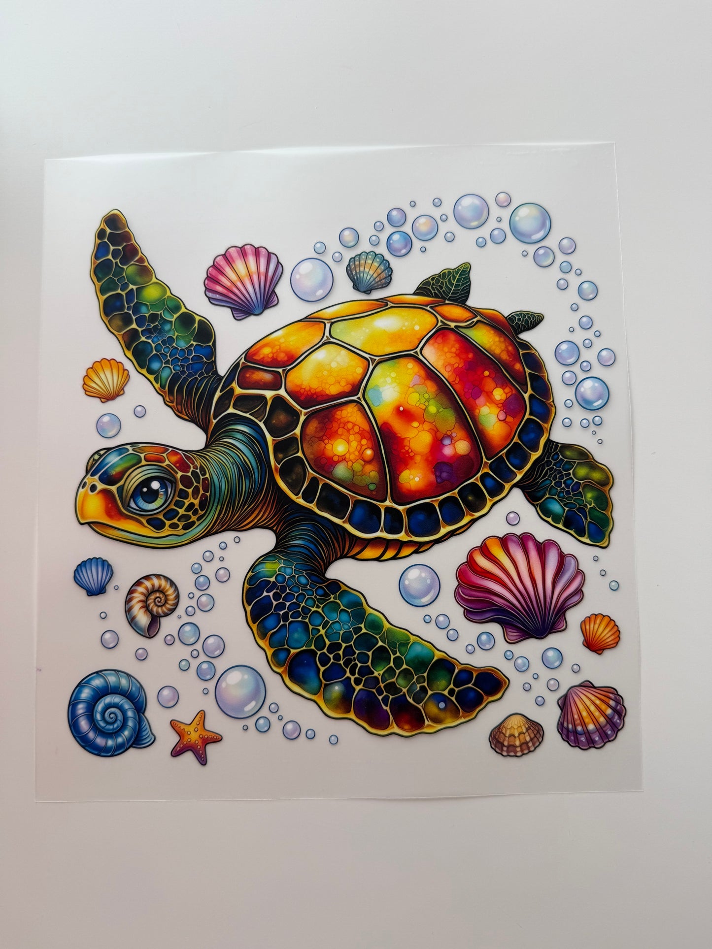 Textil-Sticker Schildkröte / Kid size
