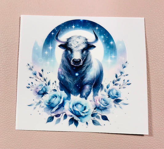 Stier blau