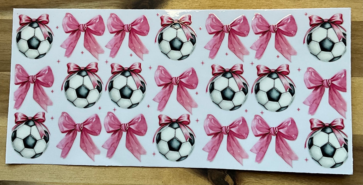 194 Fussball schleifen rosa