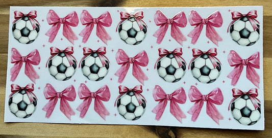 194 Fussball schleifen rosa