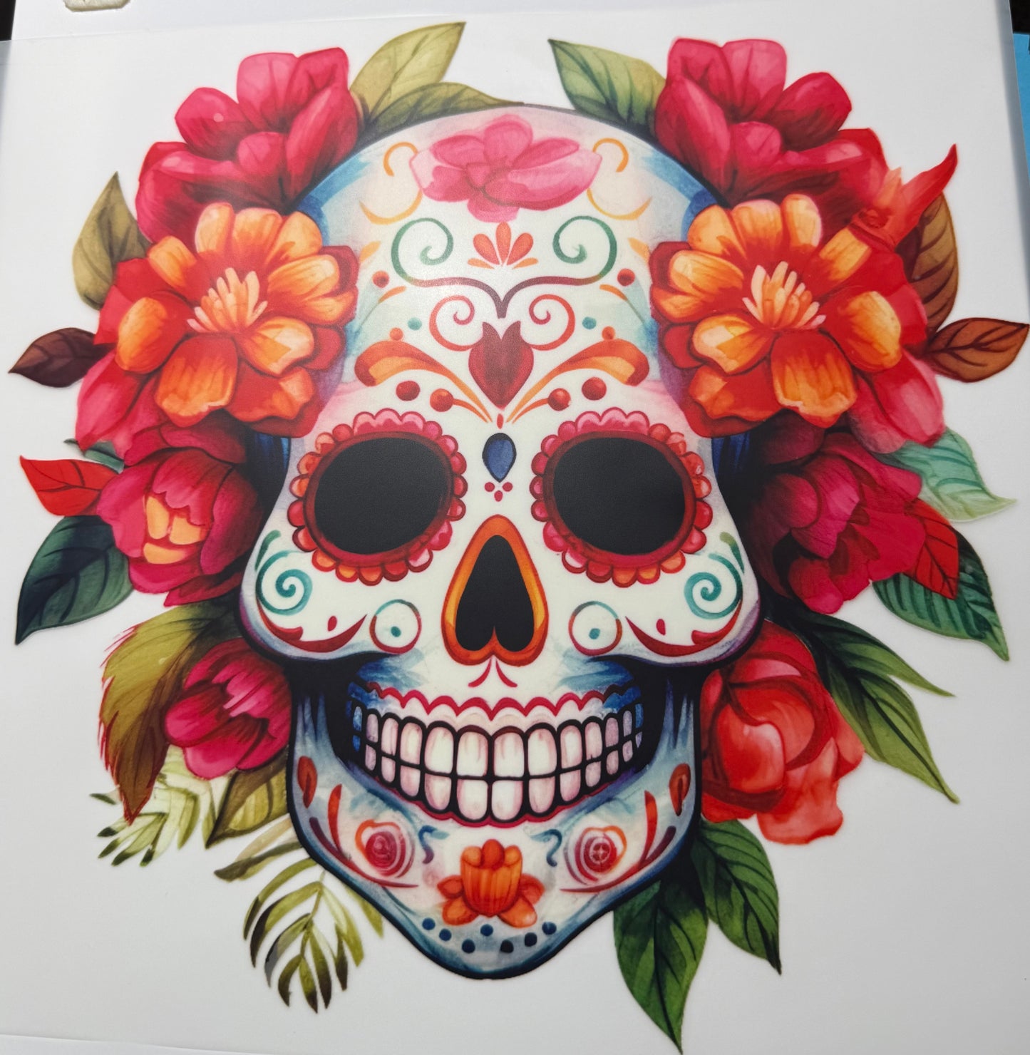 Textil-Sticker Totenkopf