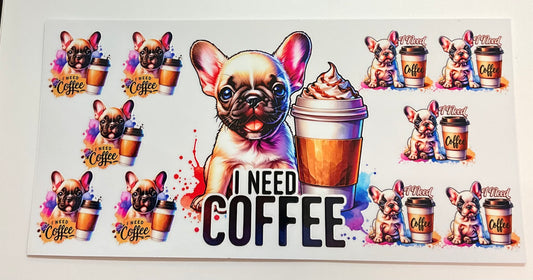 Coffee dog Frenchi