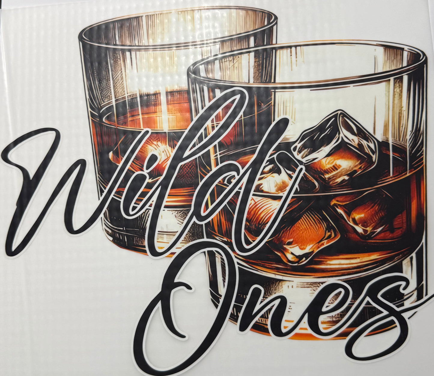 Textil Sticker wild ones