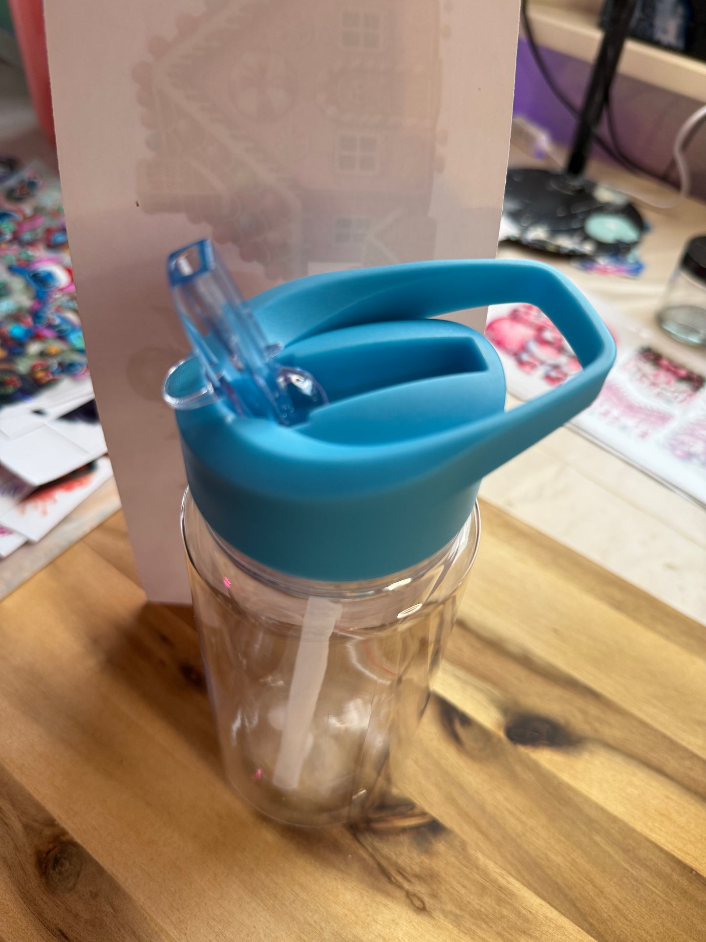 ✨ Snowglobe-Becher Flip-Top-Verschluss mit Trinkhalm – individuell & einzigartig ✨