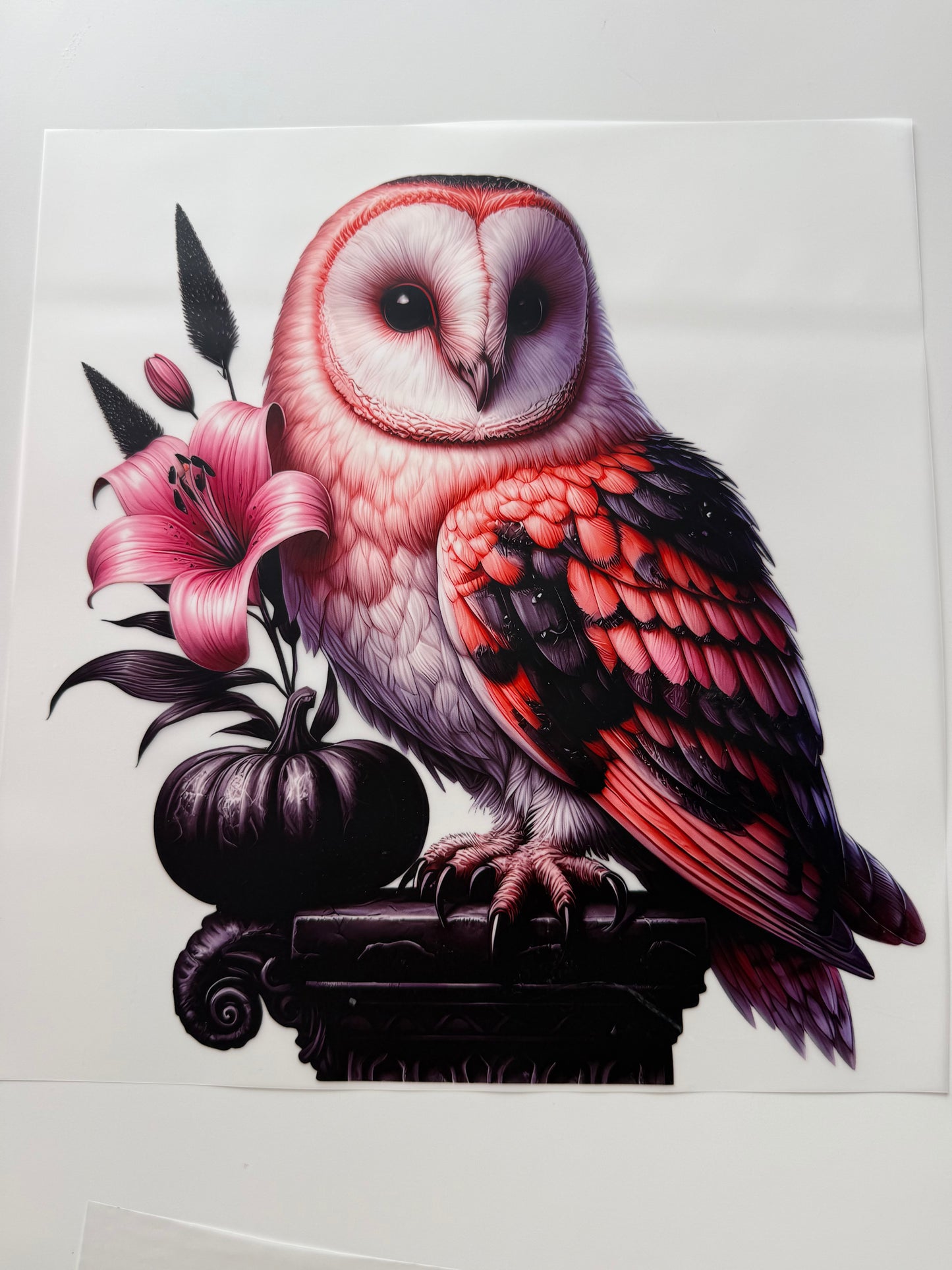 Textil-Sticker Eule