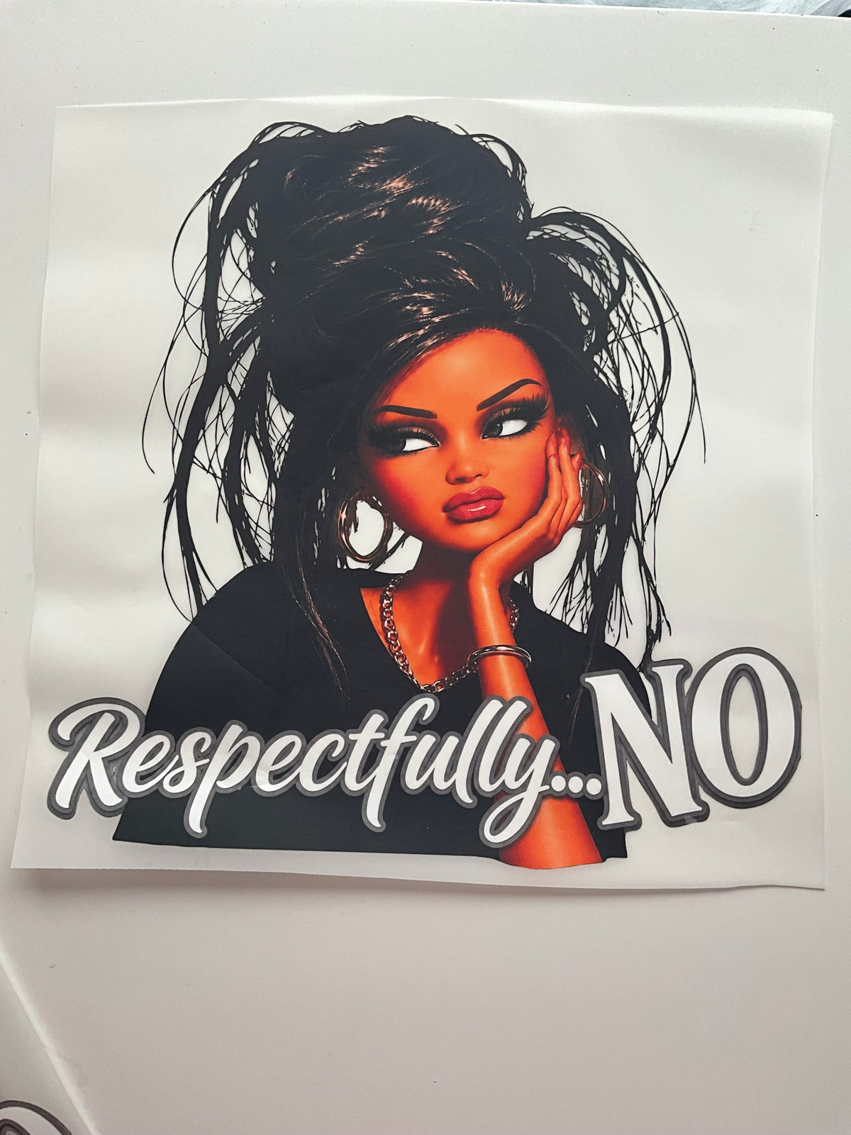 Respectfully …no