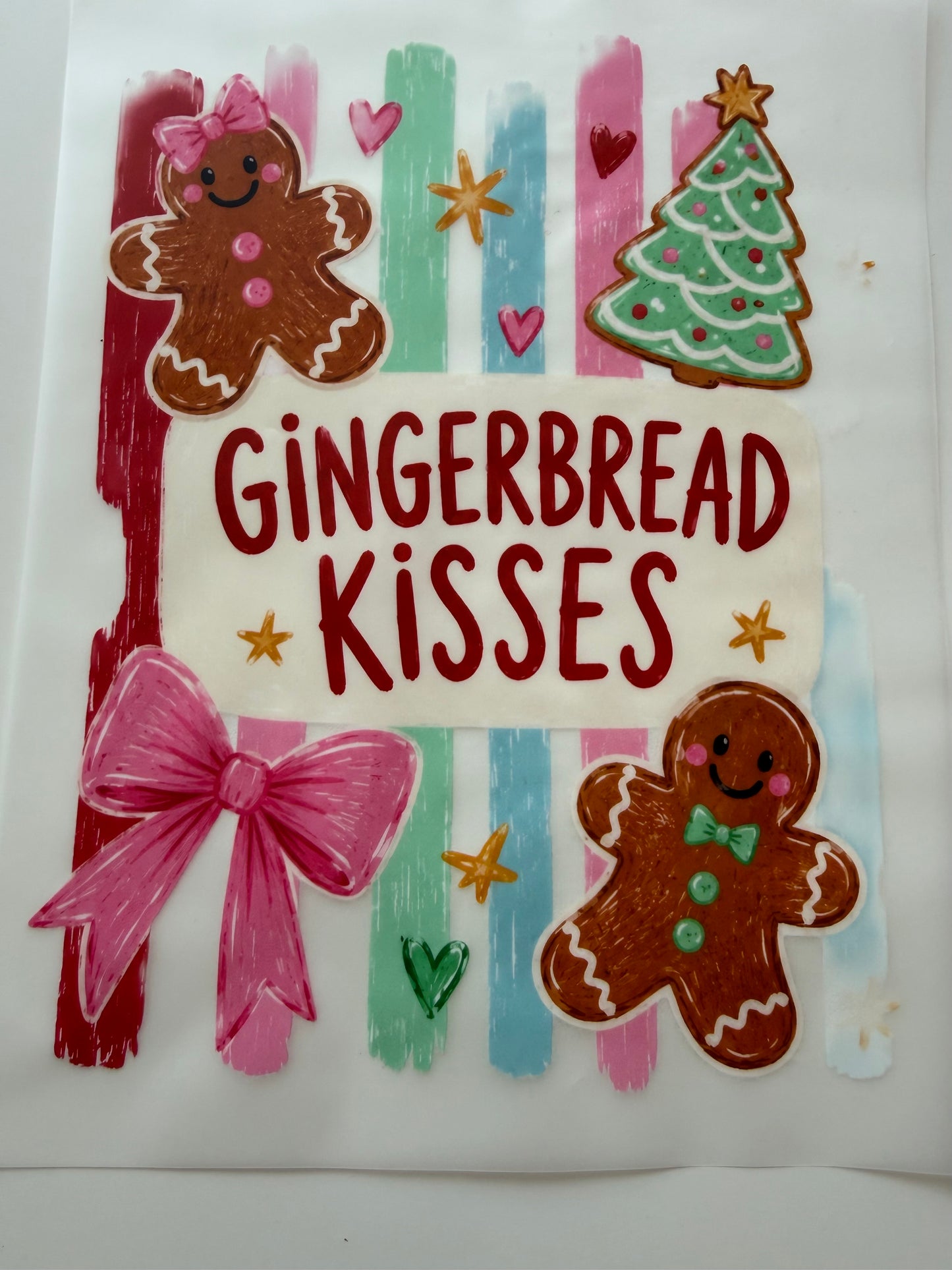 Textil-Sticker gingerbread kisses