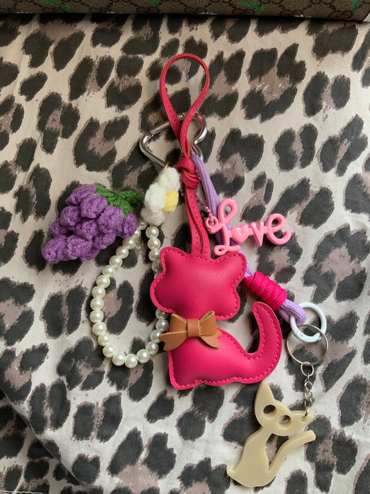 ✨ „Cutie Cat“ Taschen- & Schlüsselanhänger – handmade & einzigartig! ✨