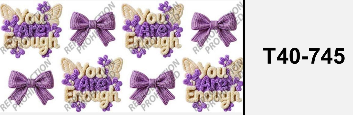 You are enough T40-745