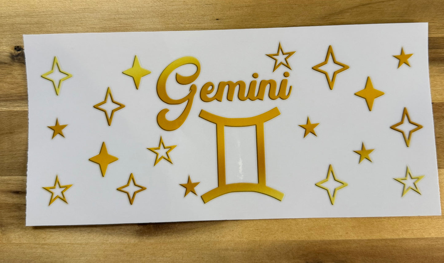 Sternzeichen Zwilling Gold
