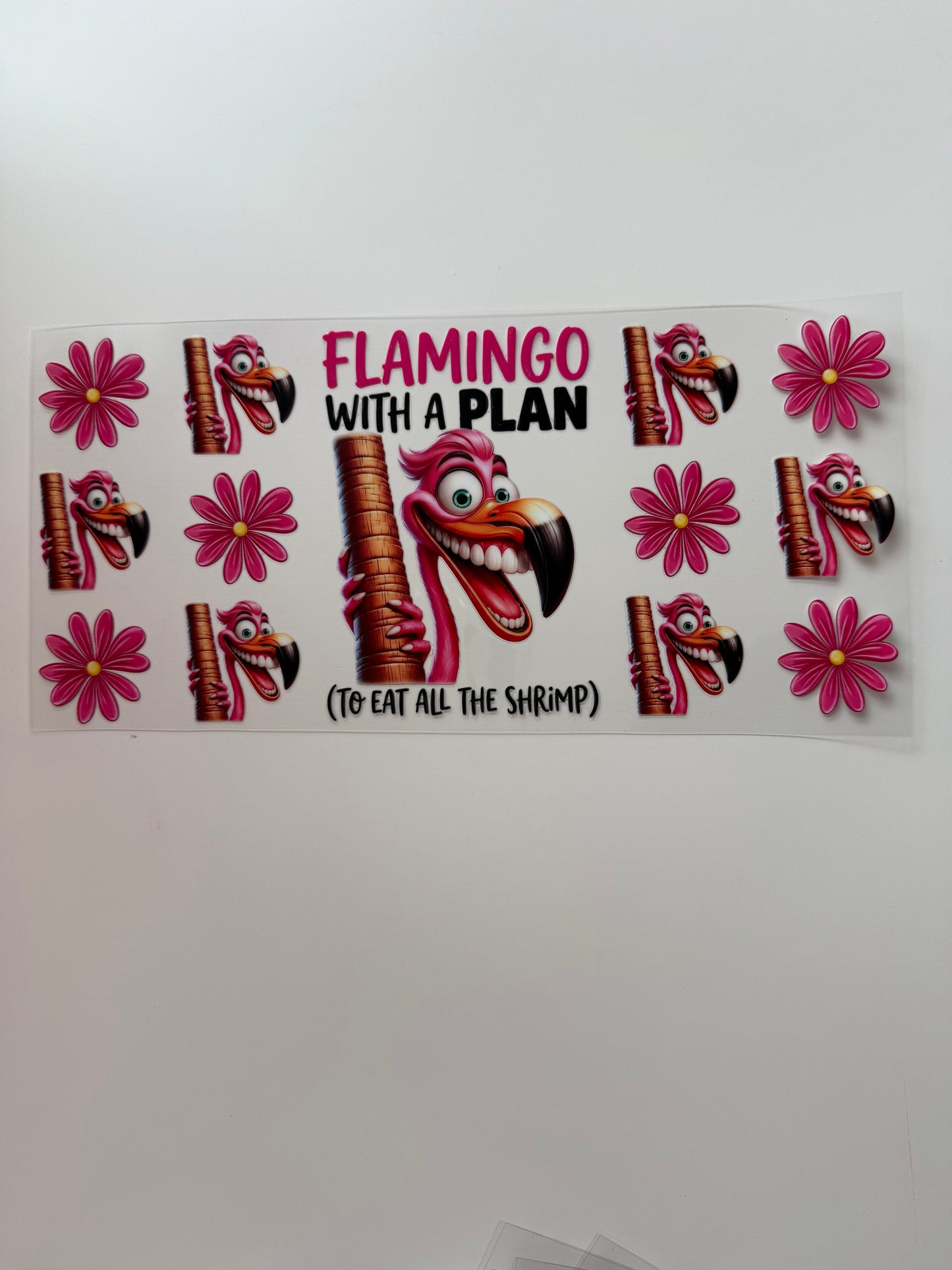 Flamingo with a plan