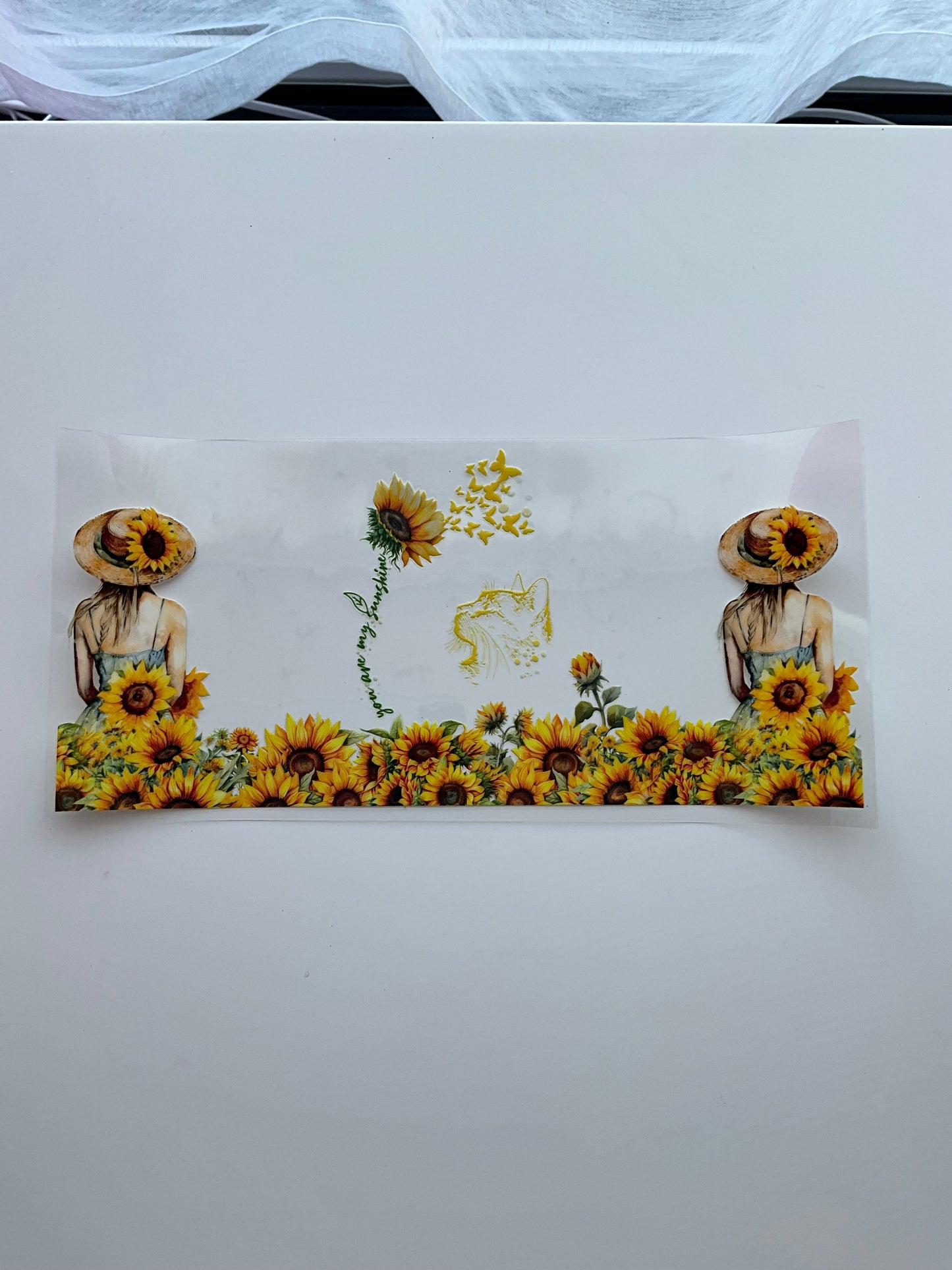 Girl and sunflowers 5