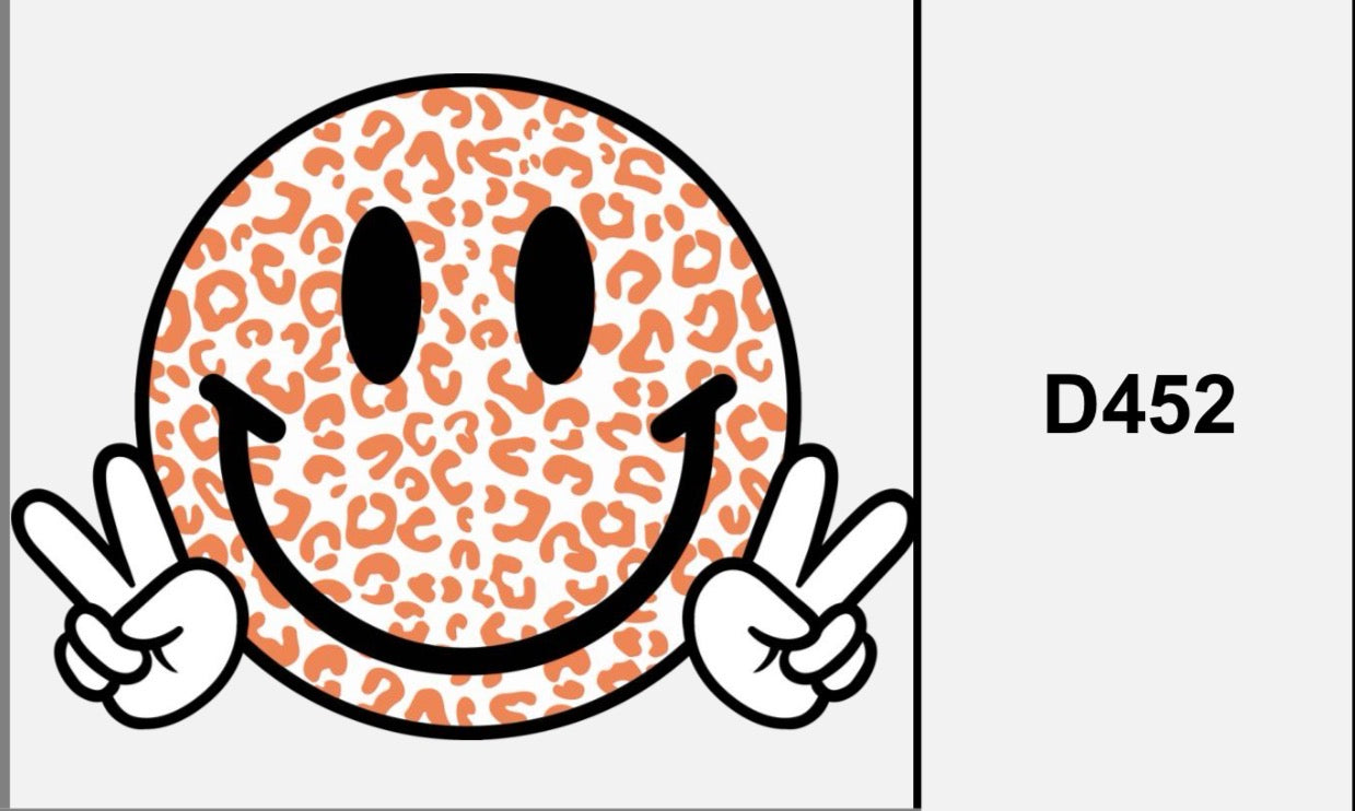 Leo Smiley - Textil Sticker