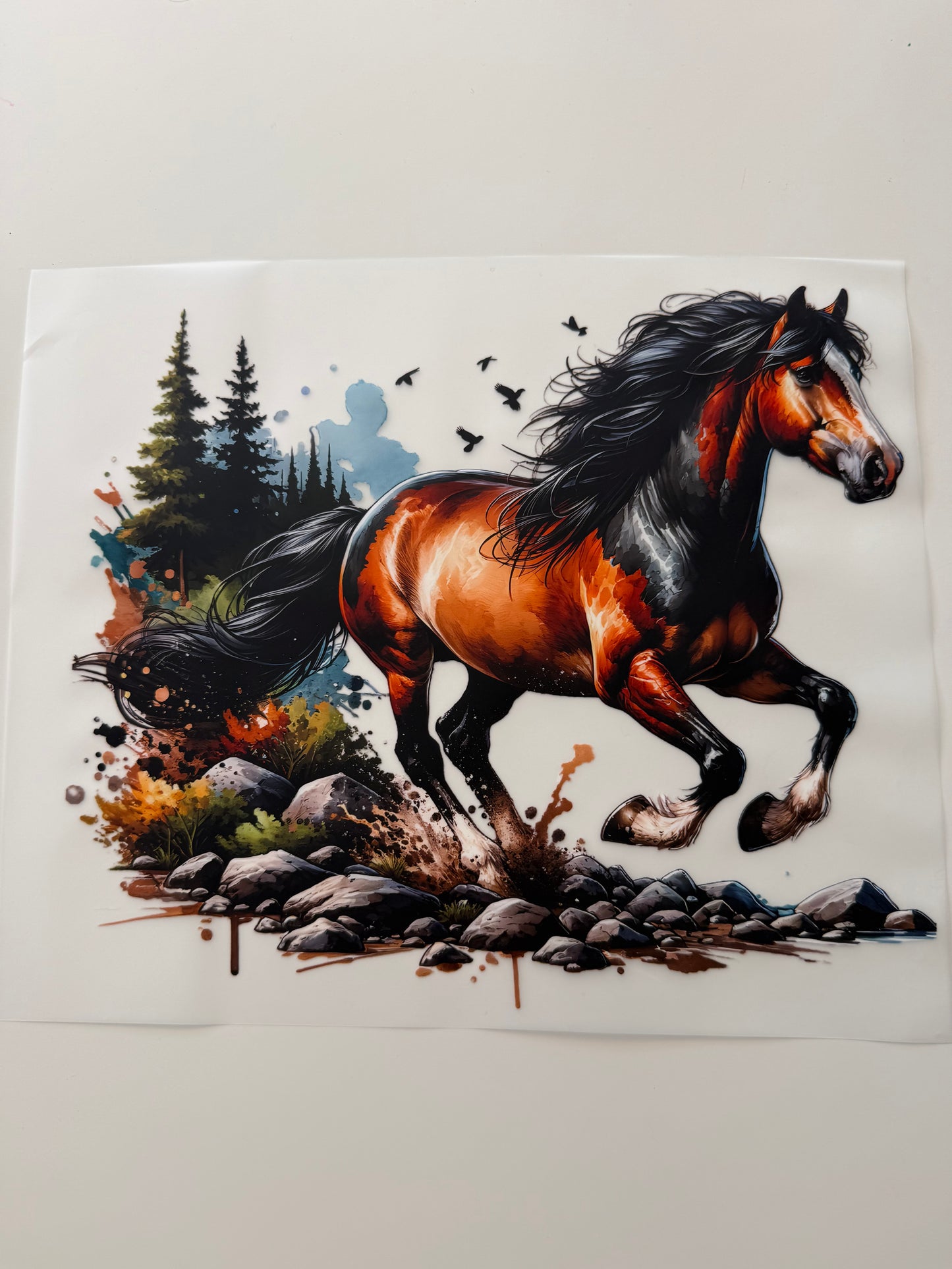 Textil-Sticker Pferd
