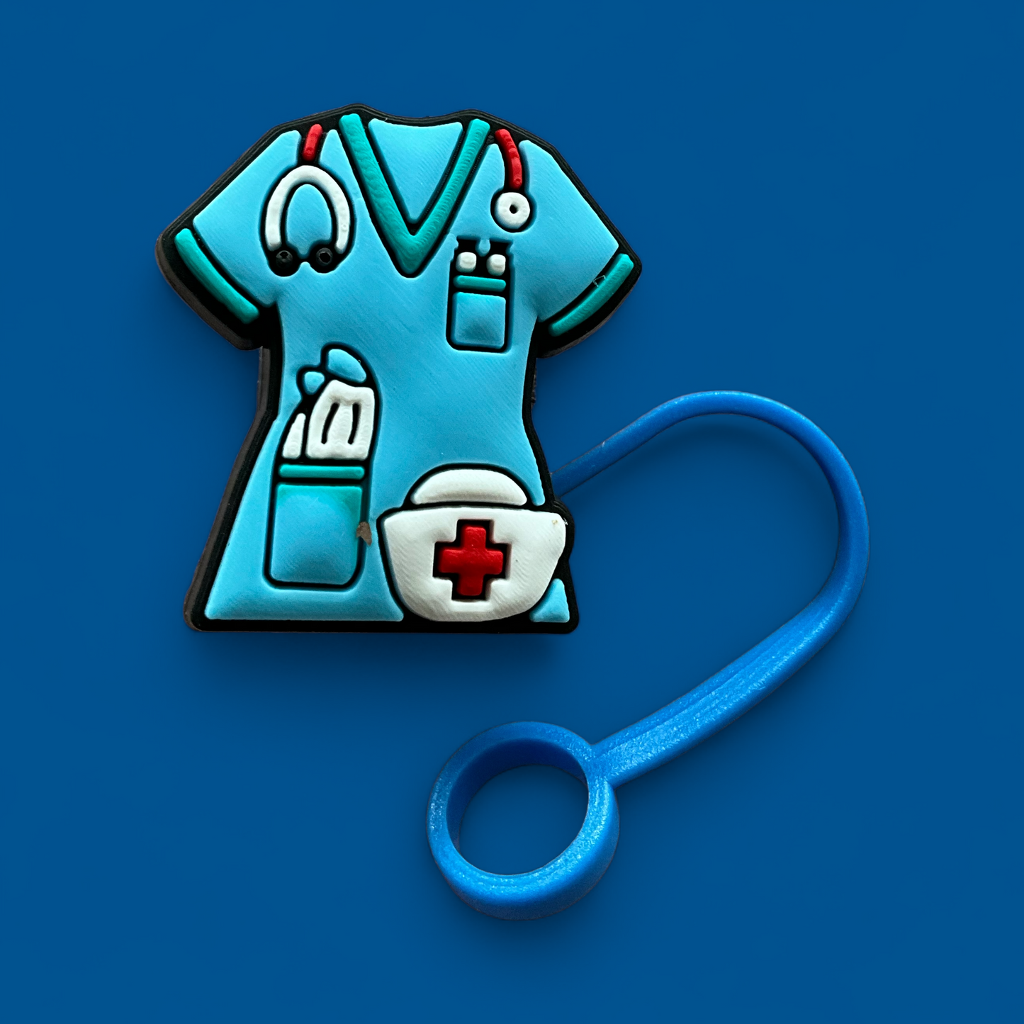 🩺💙 Medical Heroes Trinkhalmabdeckungen – Pflege & Doktor Edition 💙🩺