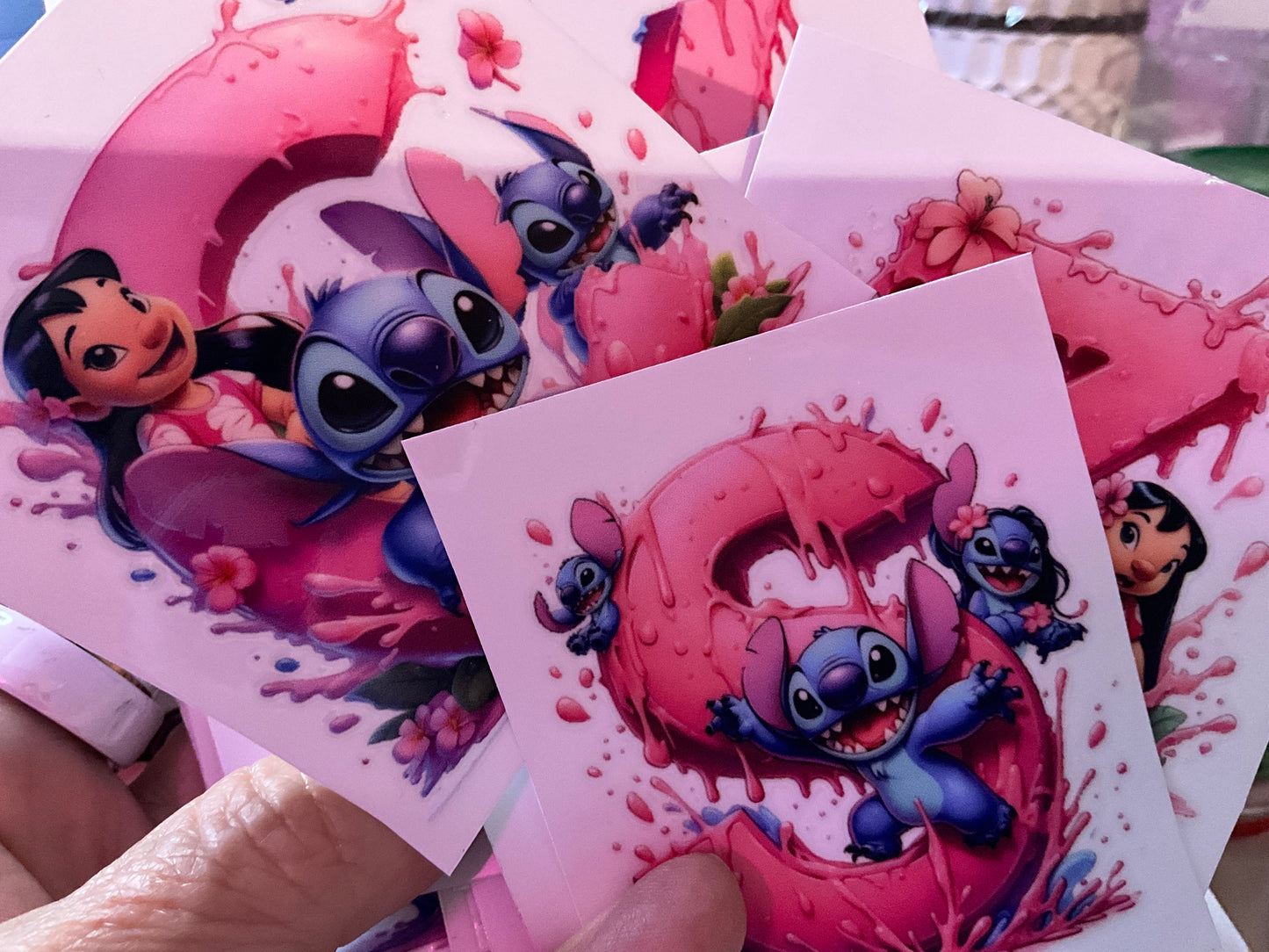 9099 Blau Alphabet 7cm/7cm