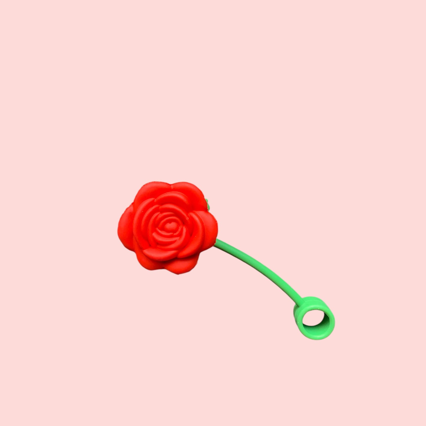 Rosen-Strohhalmabdeckungen für dein Lieblingsglas