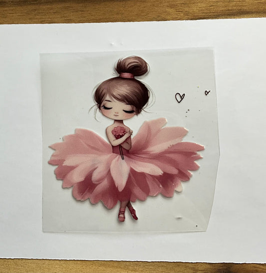 213 Ballerina /kleiner Single Sticker