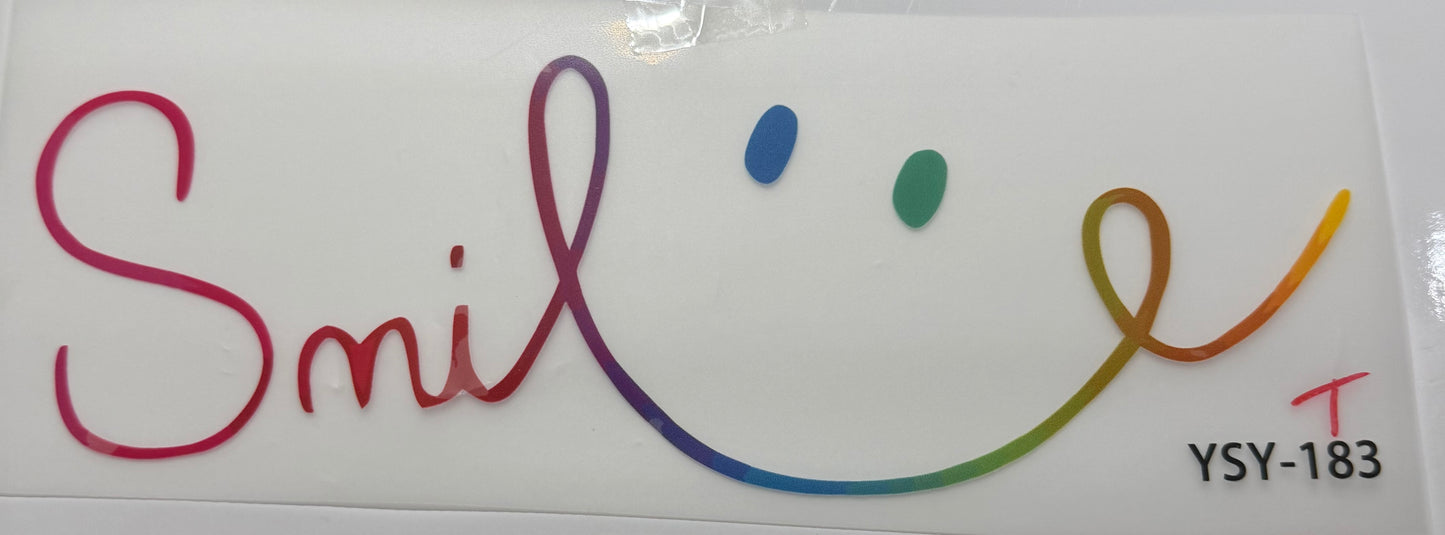 Textil Sticker- smile