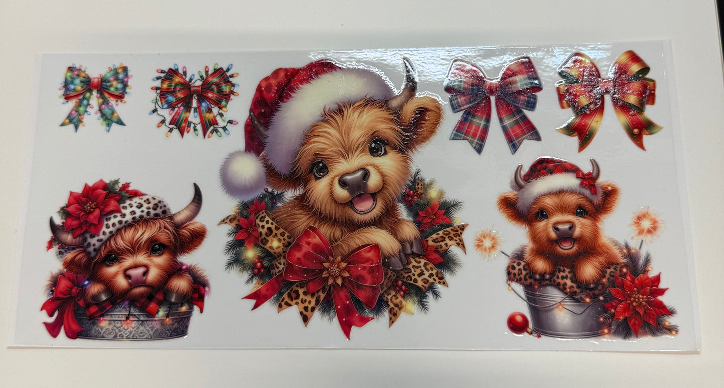 Christmas Cows 4