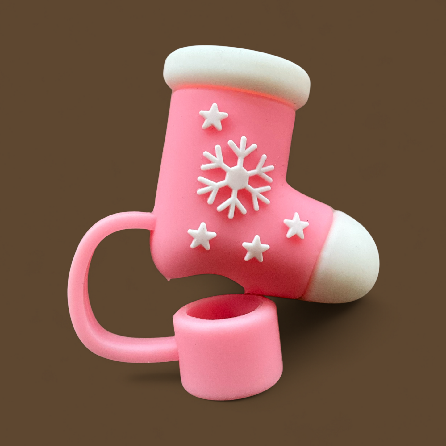🎀 Christmas Straw Cap Collection – Rosa Edition 🎀