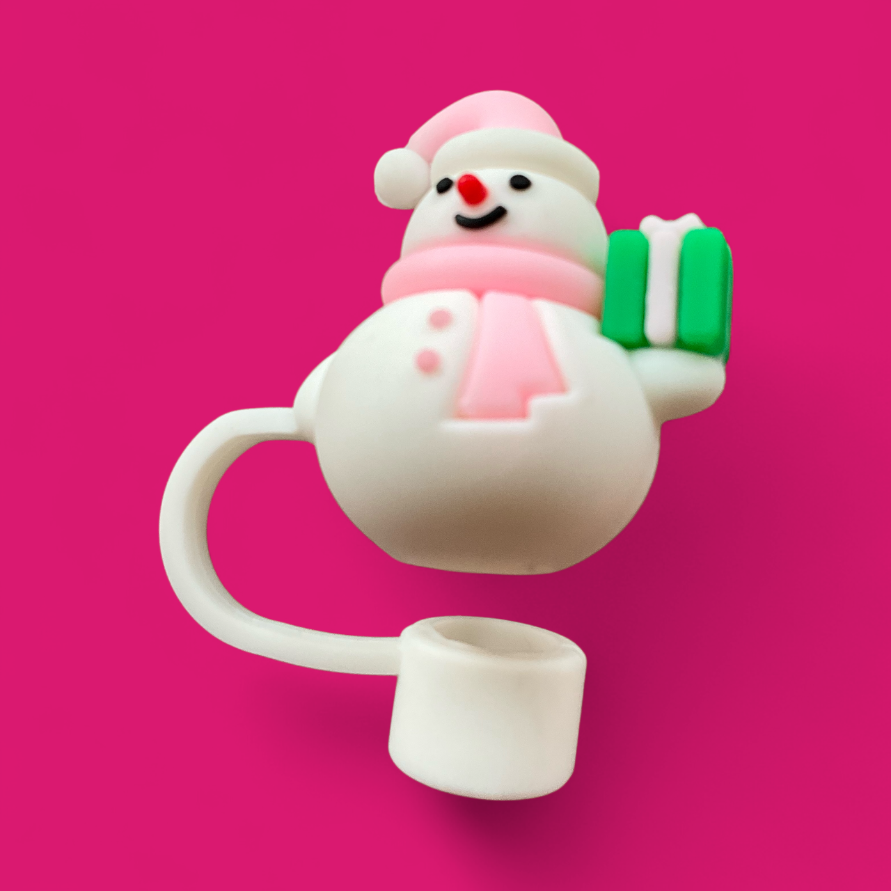 🎀 Christmas Straw Cap Collection – Rosa Edition 🎀