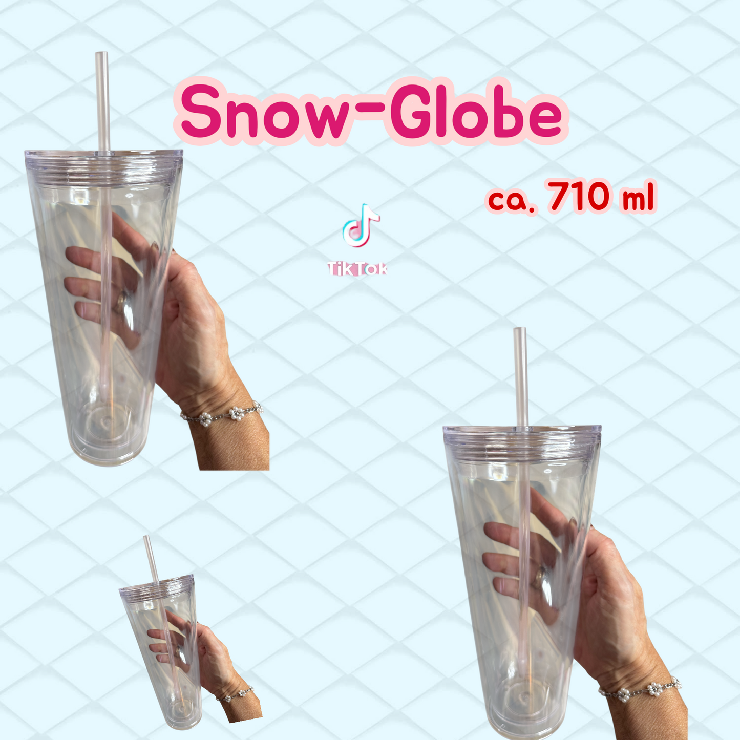 „Der Große“ – Individuelle Snow Globe Cup | ca. 710 ml