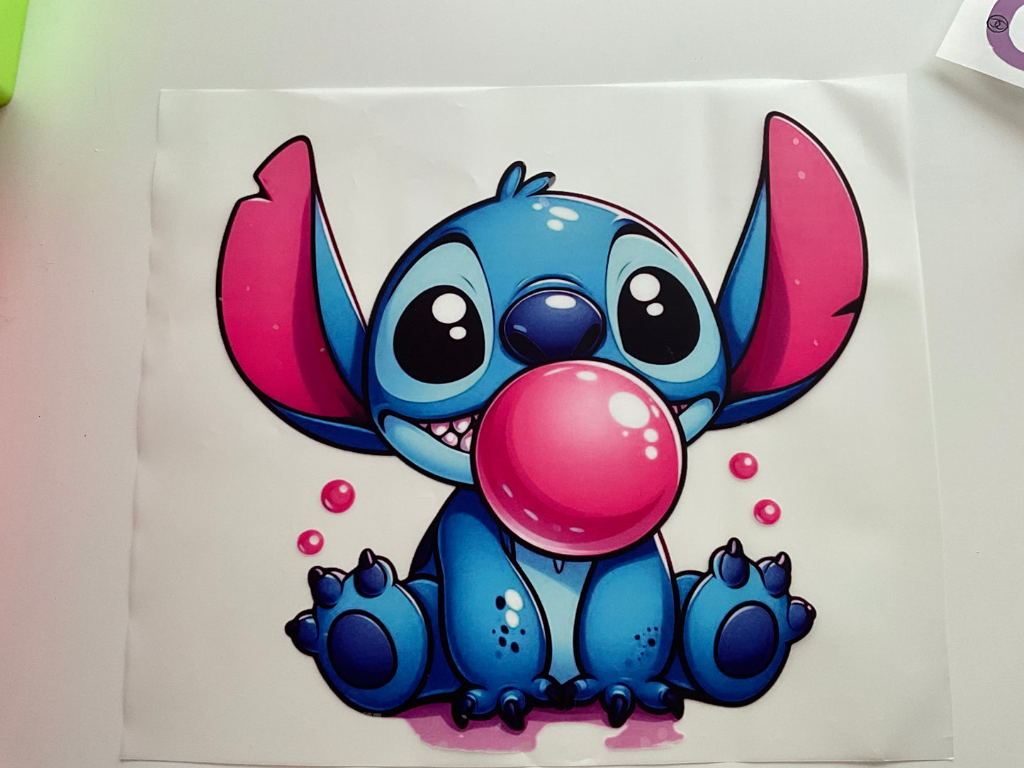 Textil Sticker-Teddy bubblegum