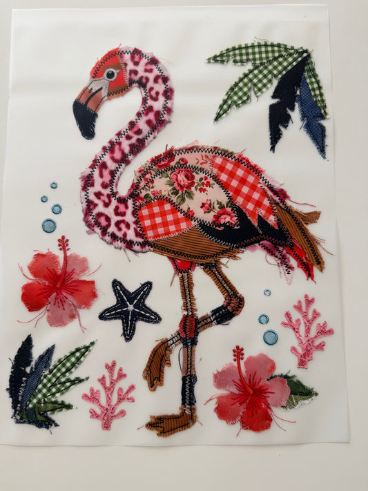 Textil-Sticker Flamingo Patch