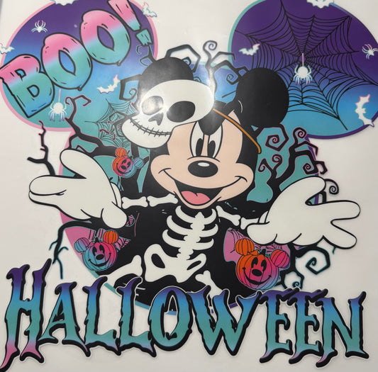 Textil-Sticker Halloween Maus