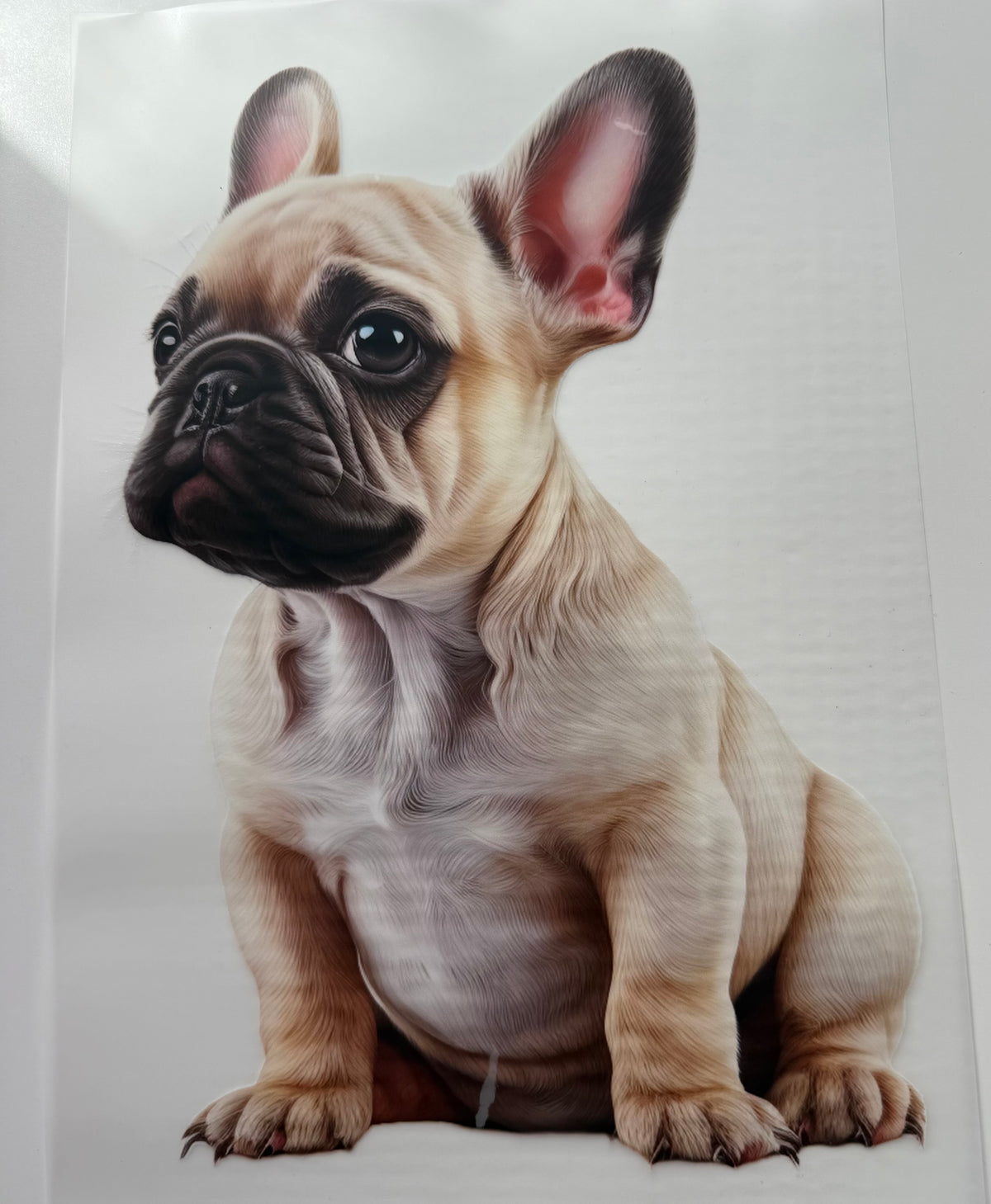 Textil-Sticker dog frenchi