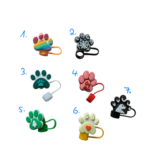 🐾 Paw-Caps – Strohhalmabdeckungen mit tierisch viel Persönlichkeit! 🐾