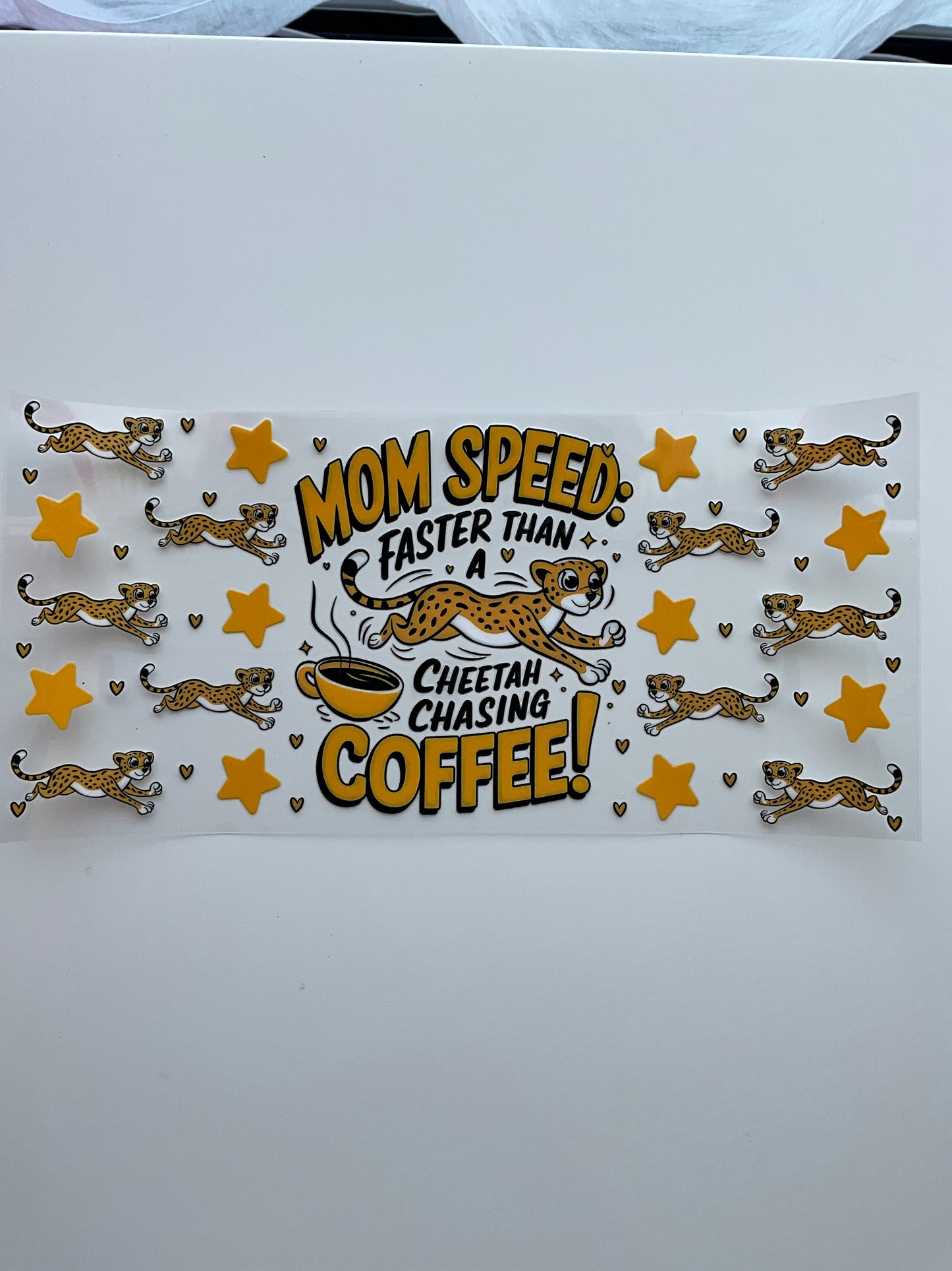 Mom Speed faster than a …..chasing coffee