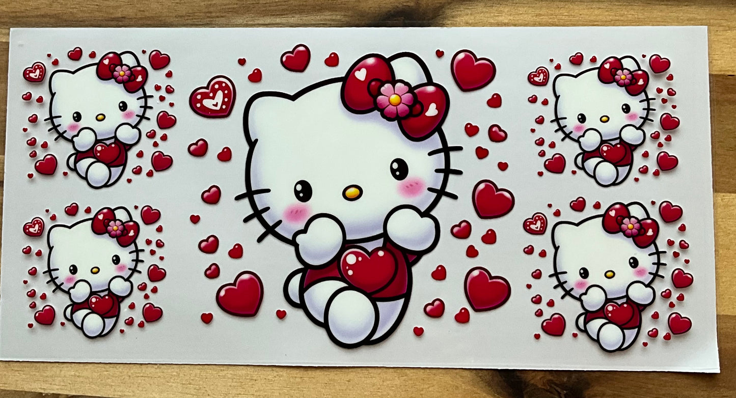 Verschiedene Katzen pink
