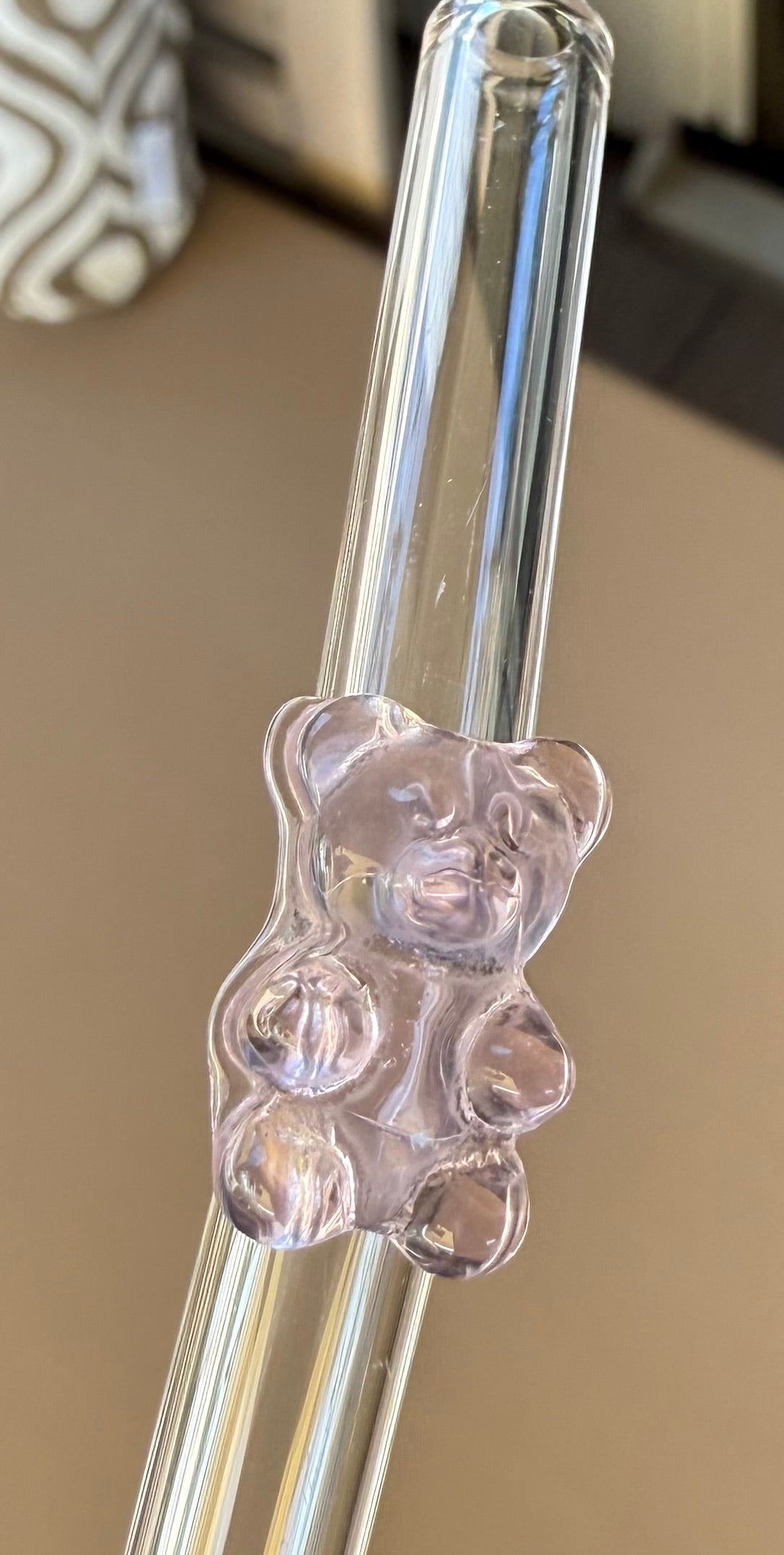 Glasstrohhalme mit süßen Teddy-Bärchen 🧸✨