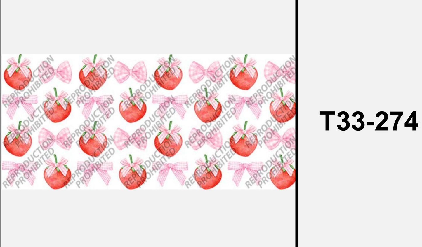 Erdbeeren Schleifen T33.274